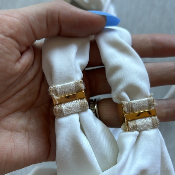 Lspace white bikini top Sz medium - Picture 4 of 4